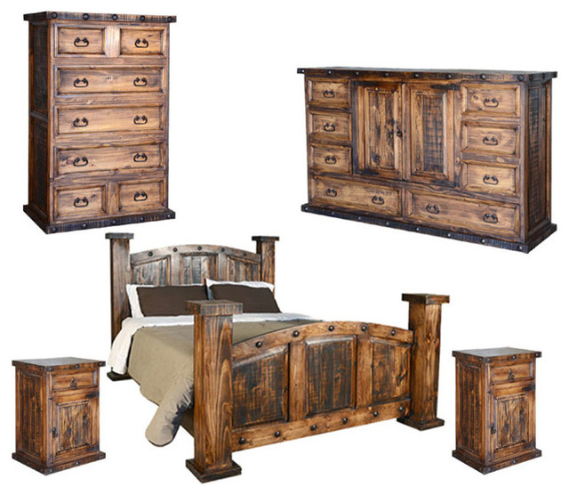 Rustic Bedroom Set King