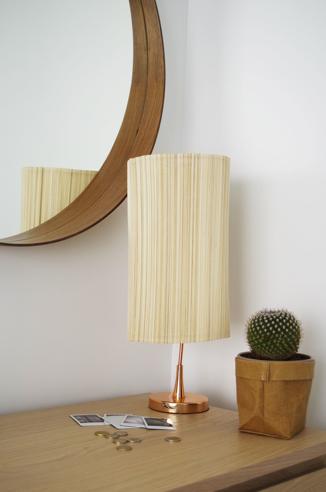 Abat-jour En Tissu Bleu Pour Lampe De Table Ou Bureau - Remplacement Élégant