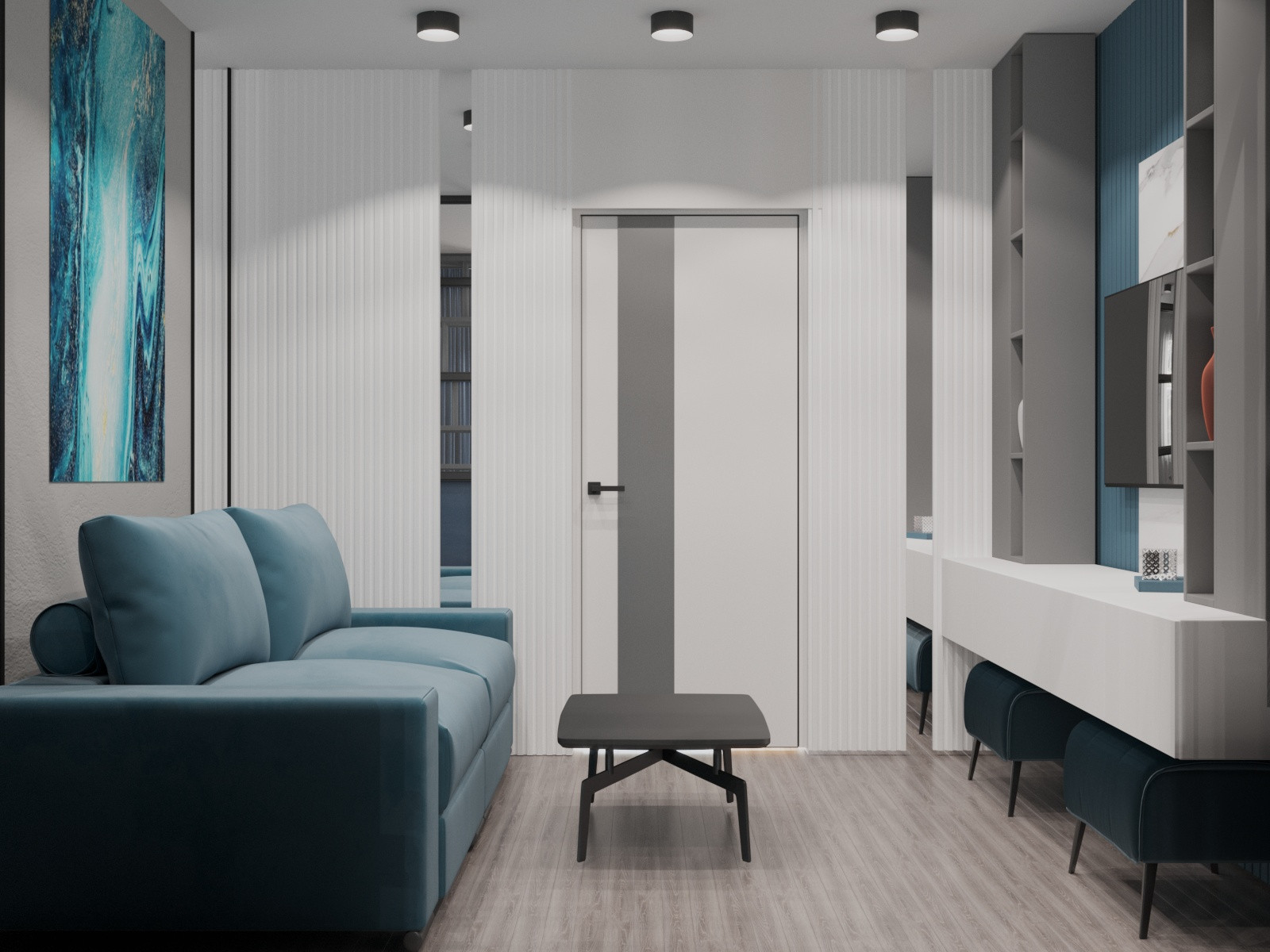 Квартира в современном стиле.