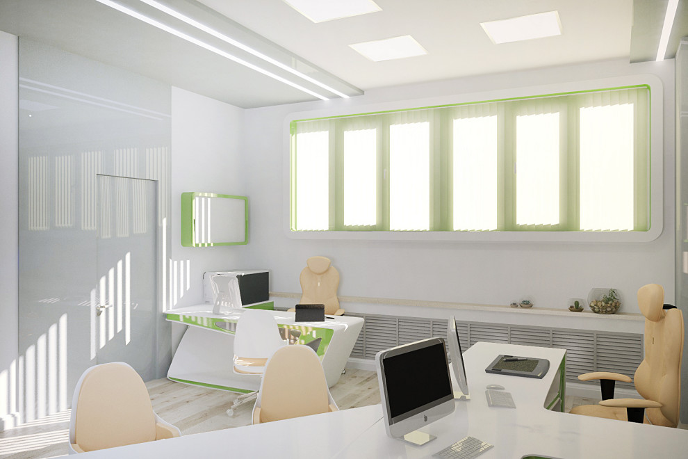 Офис в Футуристичном Стиле