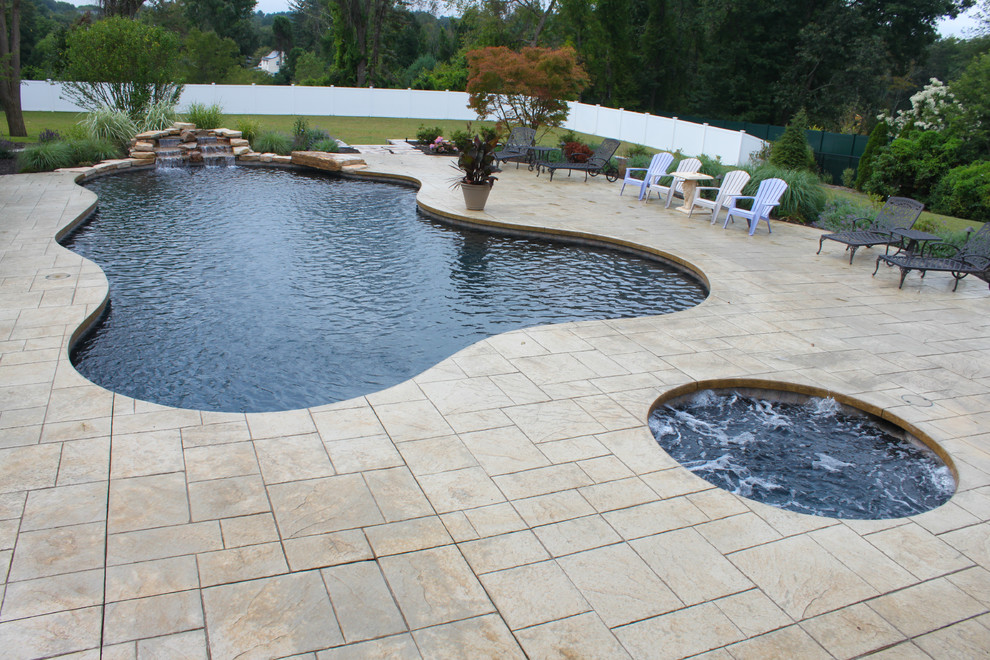 Pool - rustic pool idea in Boston