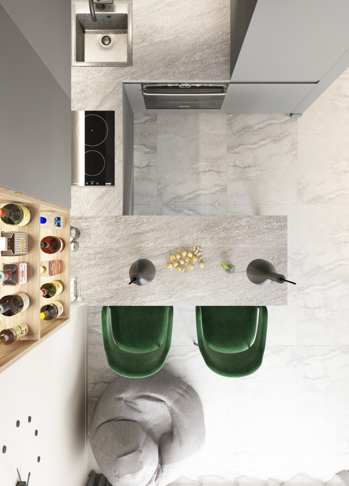 Однушка в стиле минимализм