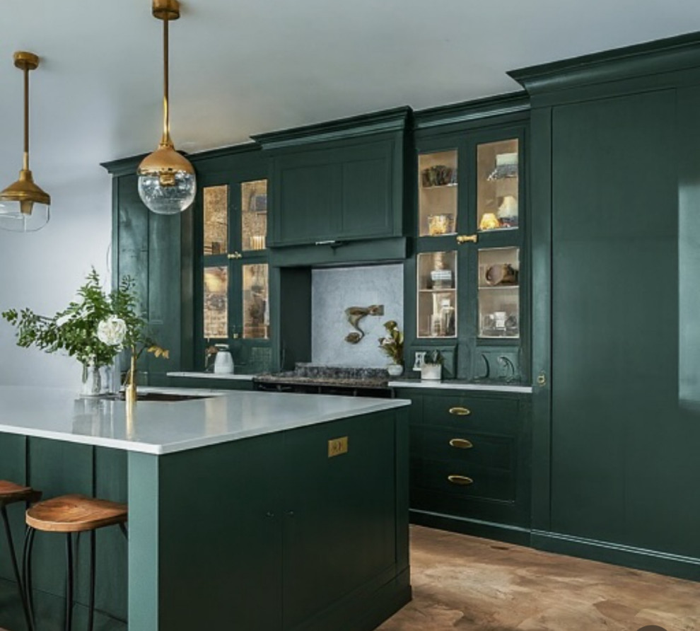 The "Revved-Up Refine" Kitchen – A Bespoke British Racing Green Masterpiece