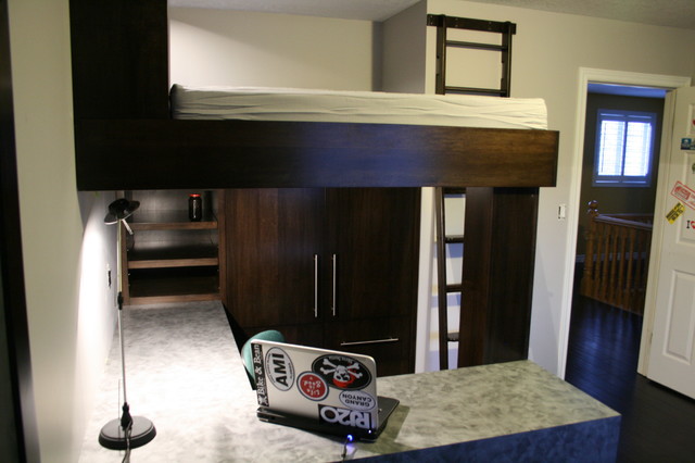 Kids Room To Mini Man Cave Traditional Bedroom