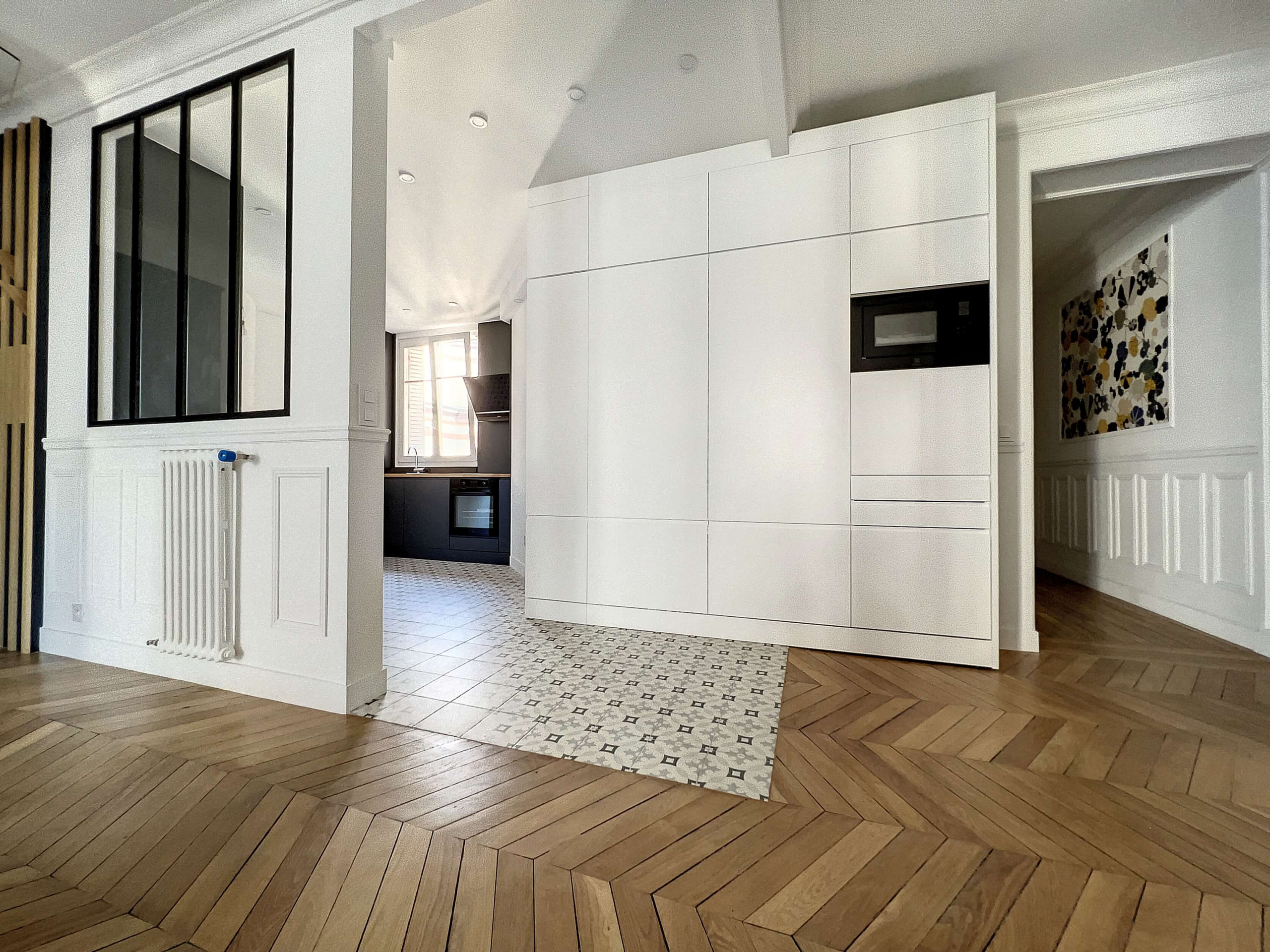 Rénovation d'un appartement haussmannien de 150m²