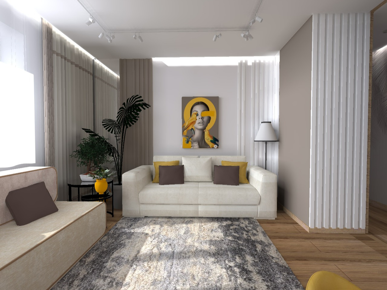 Пальмы в снегу