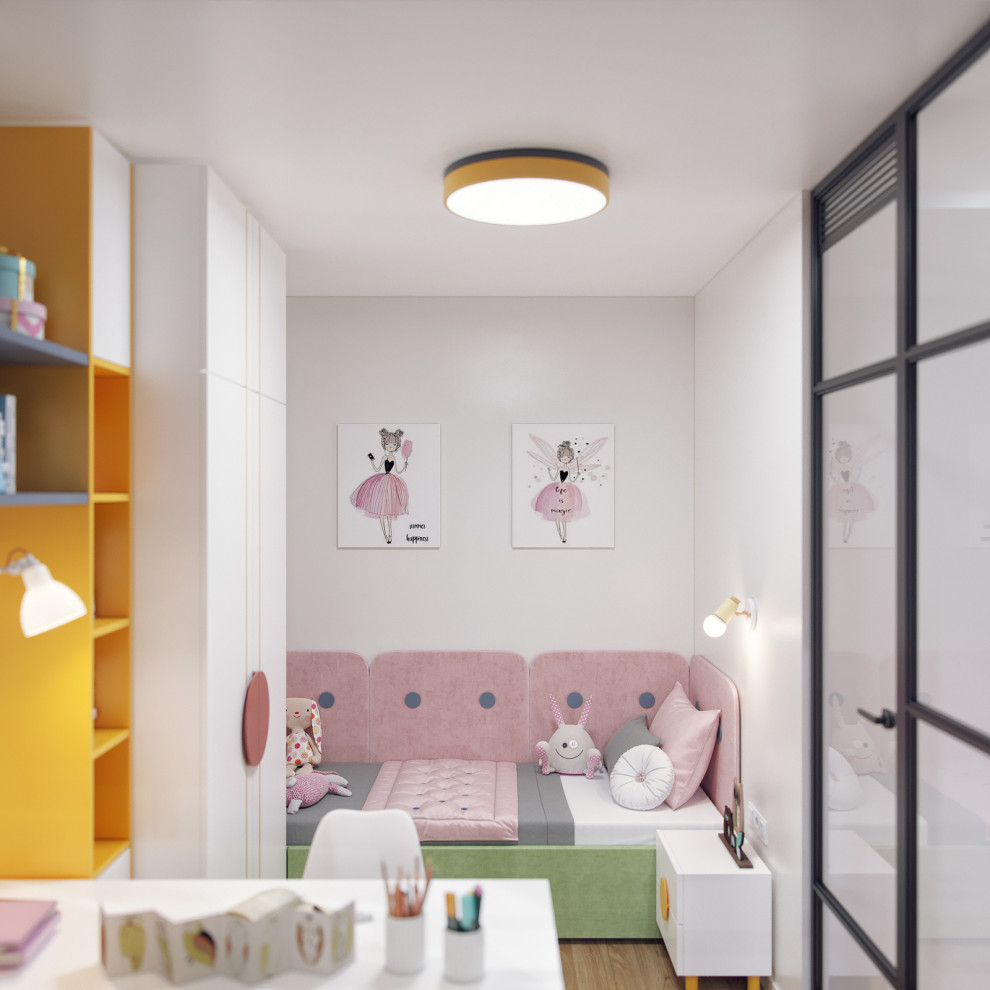 Яркая однушечка для молодой мамы с дочкой