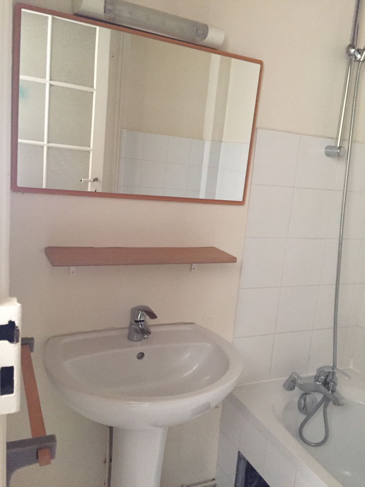 Salle de bains : avant