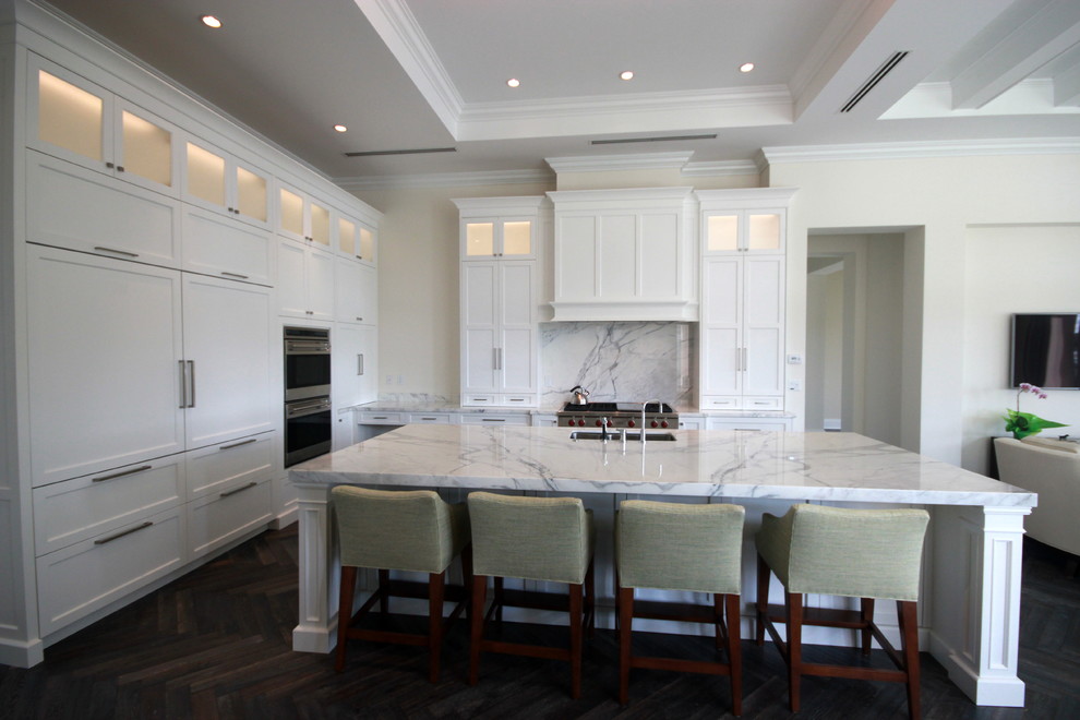 Kitchen - transitional kitchen idea in Miami