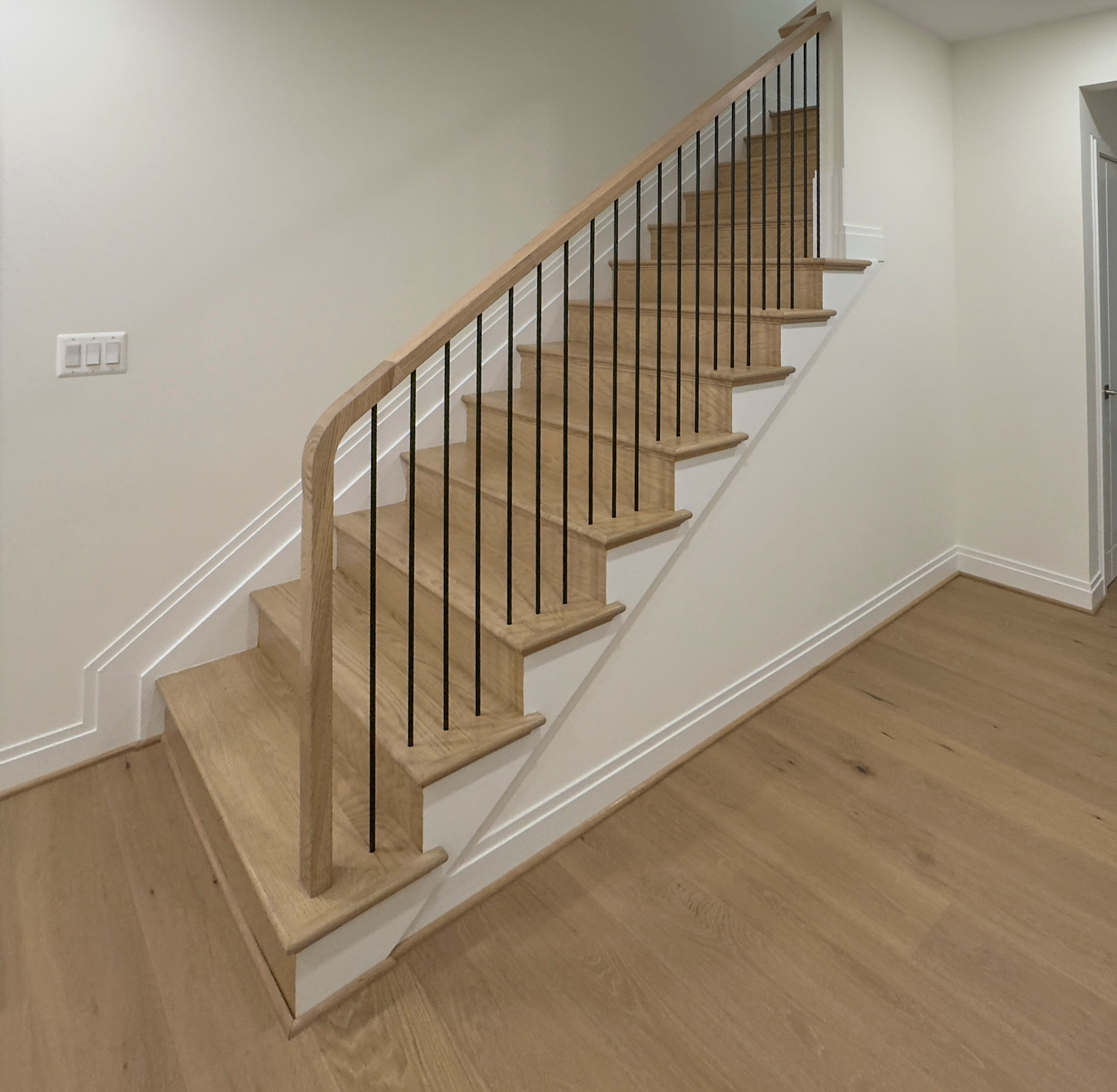 144_Attractive Transitional Staircase in Impressive Modern Home, Vienna VA 22180