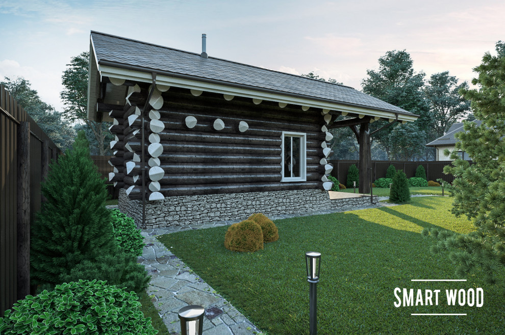 Сеча. Нестандартная бревенчатая баня