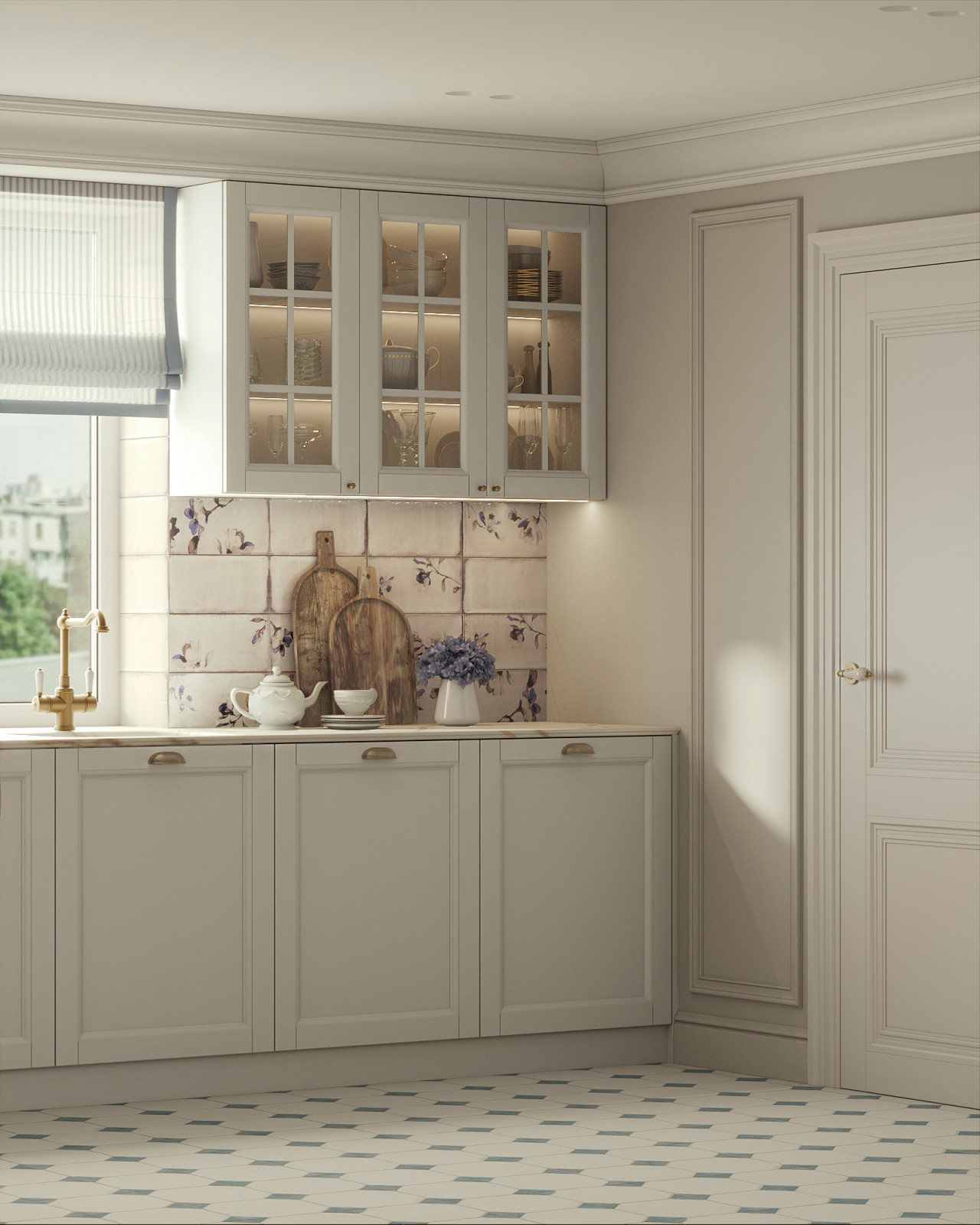 Дом в стиле прованс г. Бирюч (80 кв.м.)