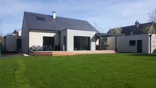 Maison plain pied trendy-hus-og-facade