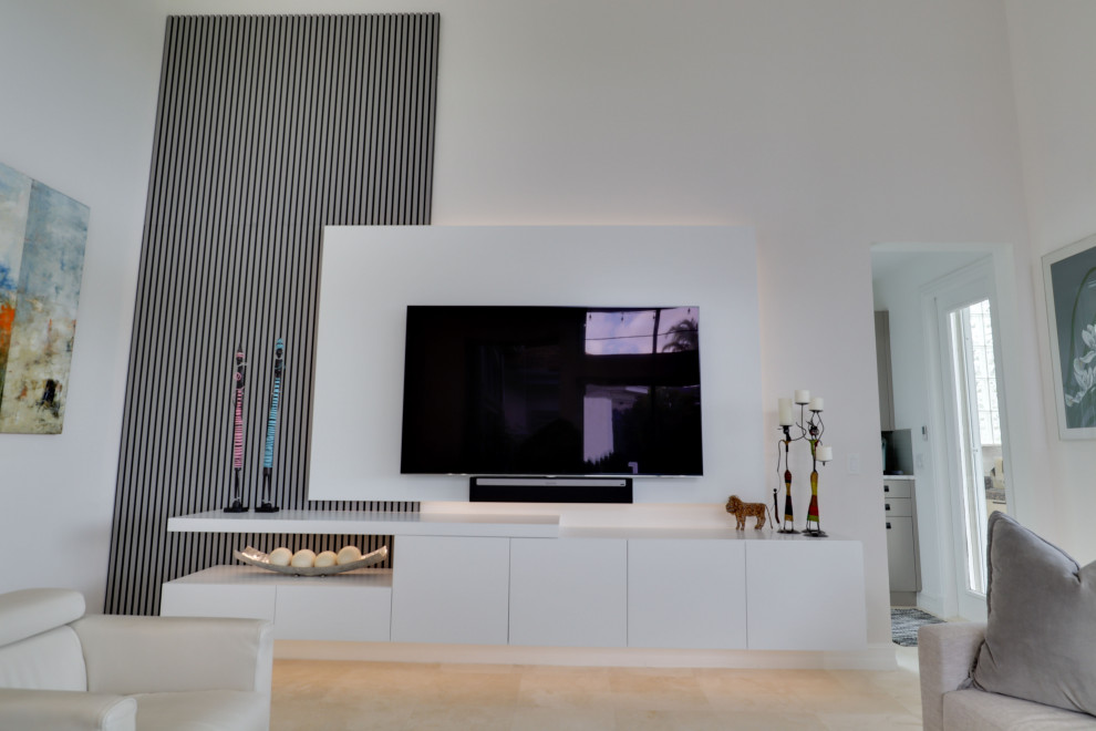 Modern TV Wall Units Miami by Metropolitan Woodwork Houzz