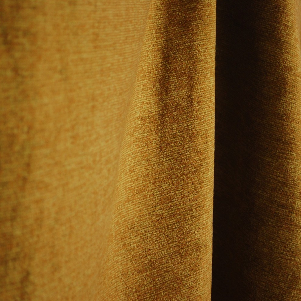 Gold Heavy Chenille Upholstery Fabric