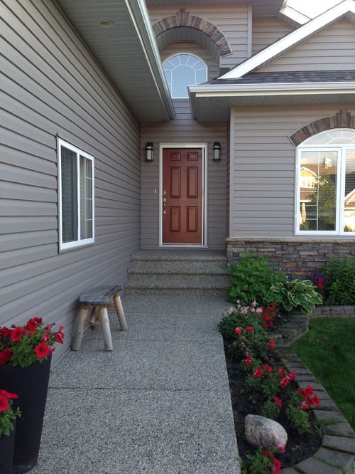 Should I Paint Garage Doors Grey Of Painting Garage Doors Grey The Same As Siding To Draw Attention Front Door Not Big Huge Triple What Do You Think