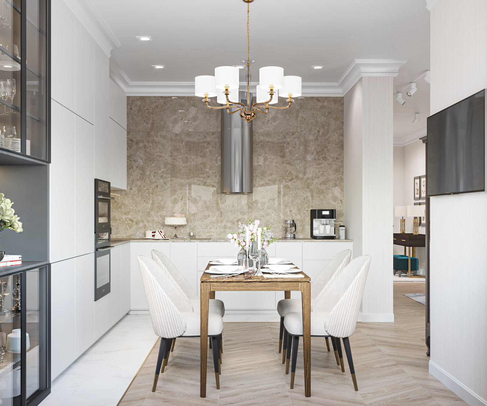 Квартира в стиле современная классика