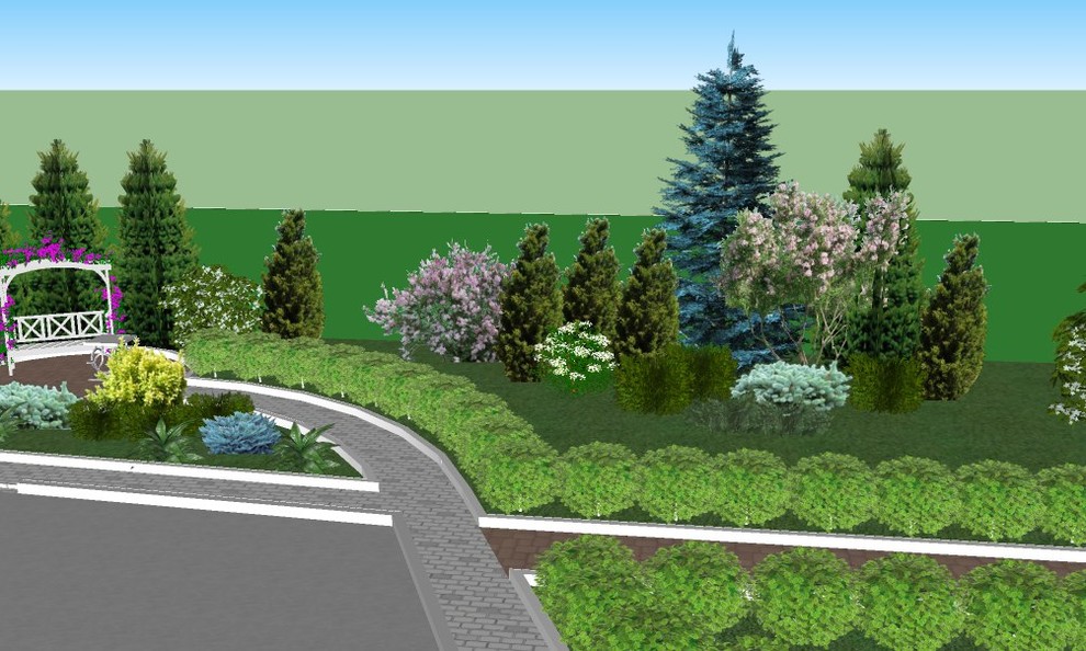 озеленение территории предприятия