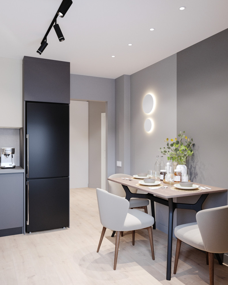 Частичный проект квартиры, 22 кв.м.