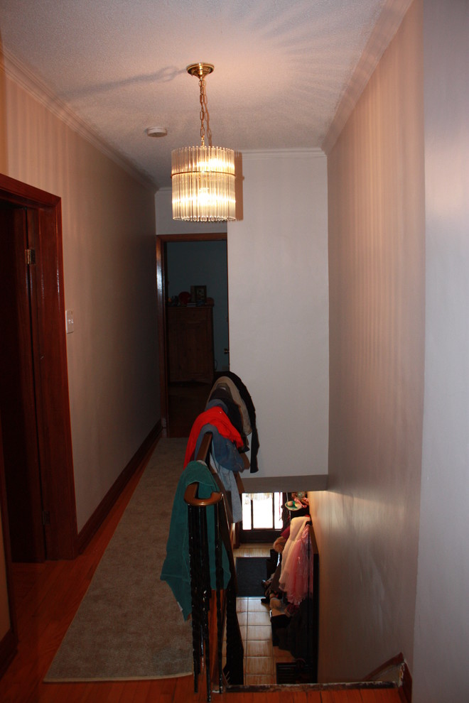 Second floor hallway - before