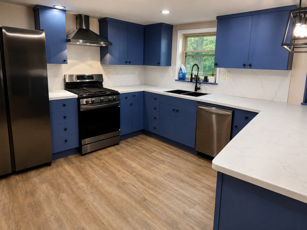 Beautiful Full-Kitchen Cabinet & Countertop Remodel