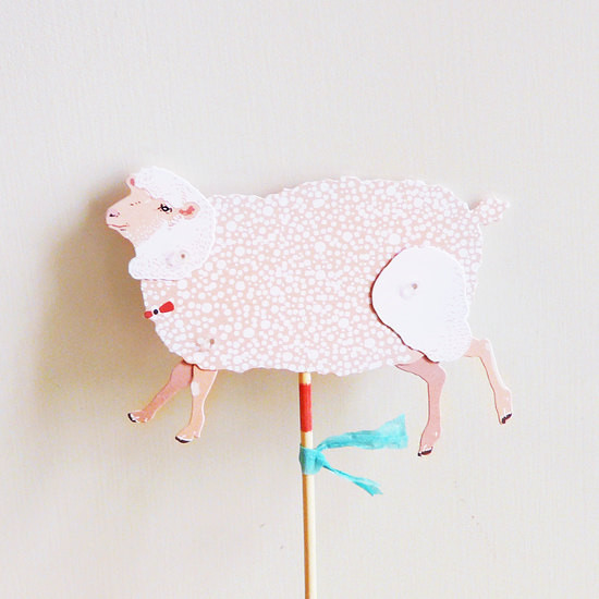 DIY Paper Puppet Sheep by Furze Chan