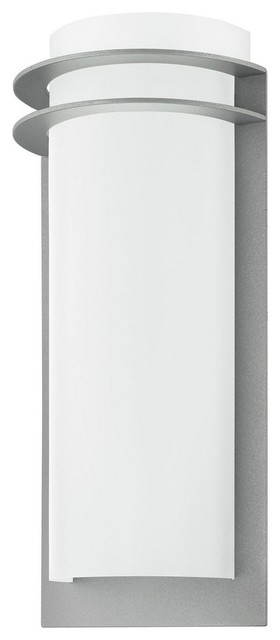 Malgera 15 7 5w 3 Led Outdoor Wall Lantern Silver White Gl 7 5w 3 Led Outdoor Wall Lantern