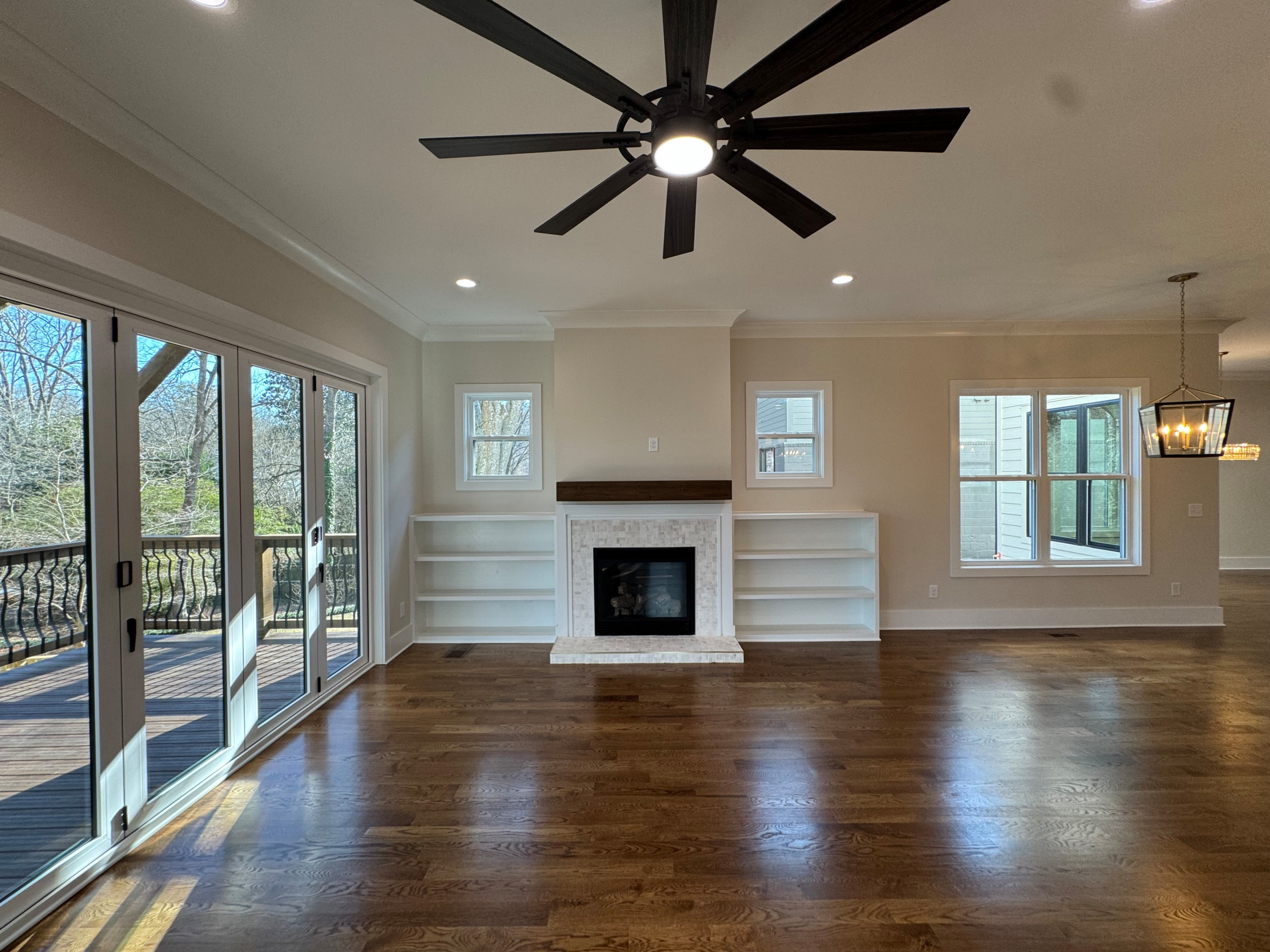 Madison New Construction Living Room