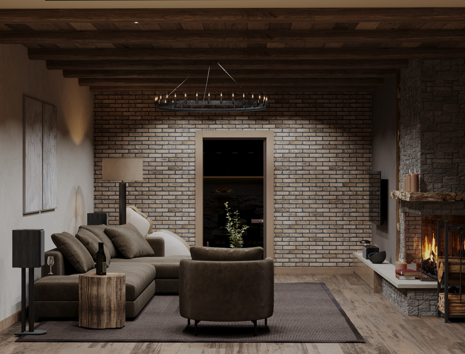 Интерьер дегустационной комнаты отдыха