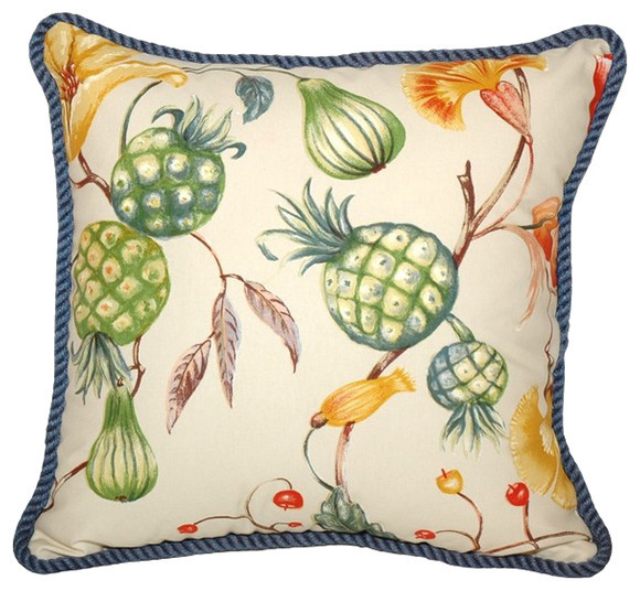 Sheffield Square 90/10 Duck Insert Throw Pillow With Cover, 22X22
