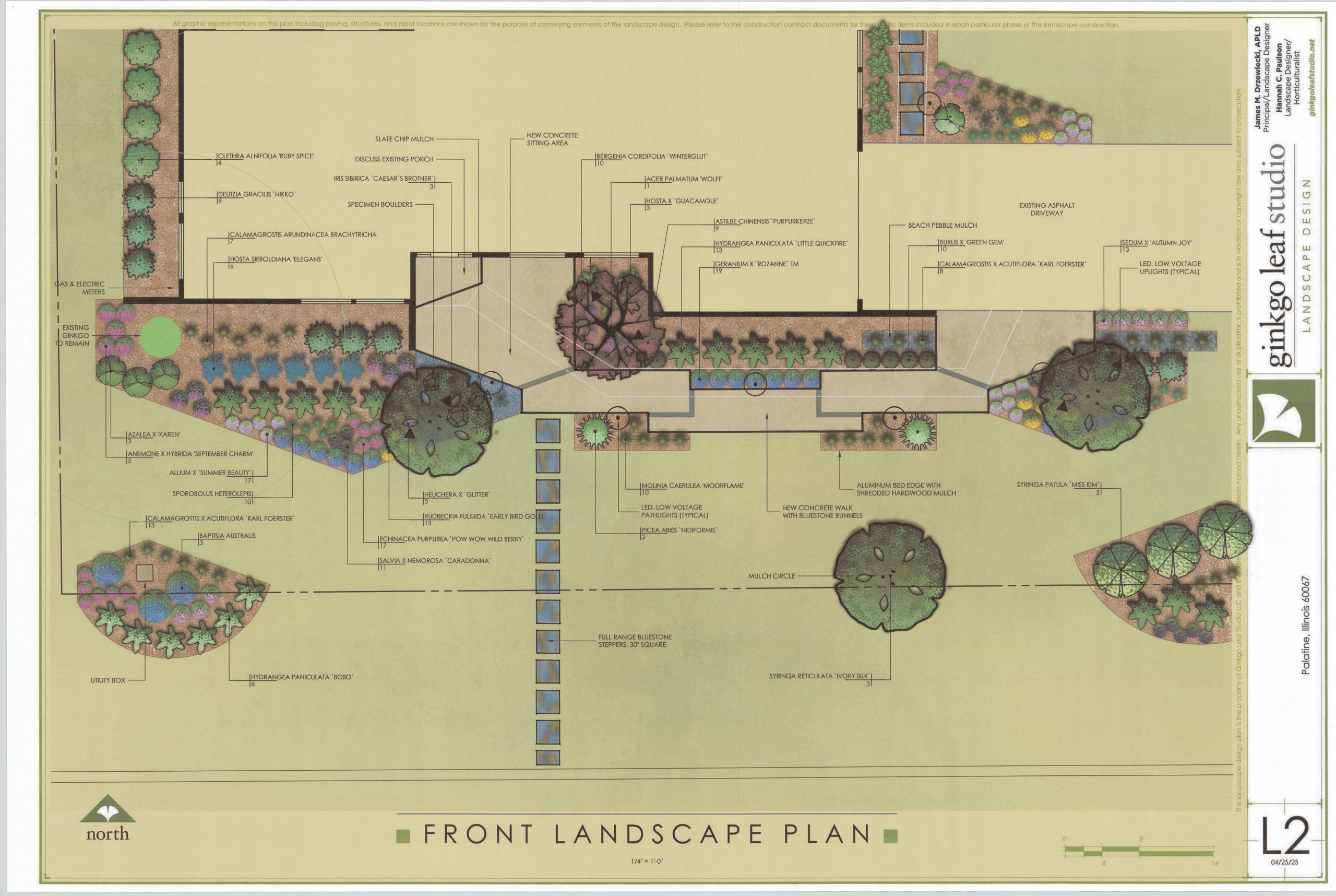 Mid-Century Landscape - Palatine, IL