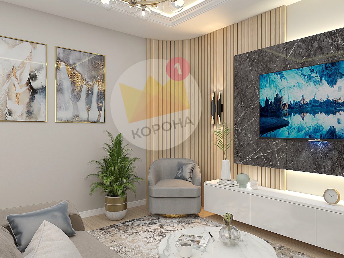 Дизайн-проект квартиры ЖК Солнечный Олимп