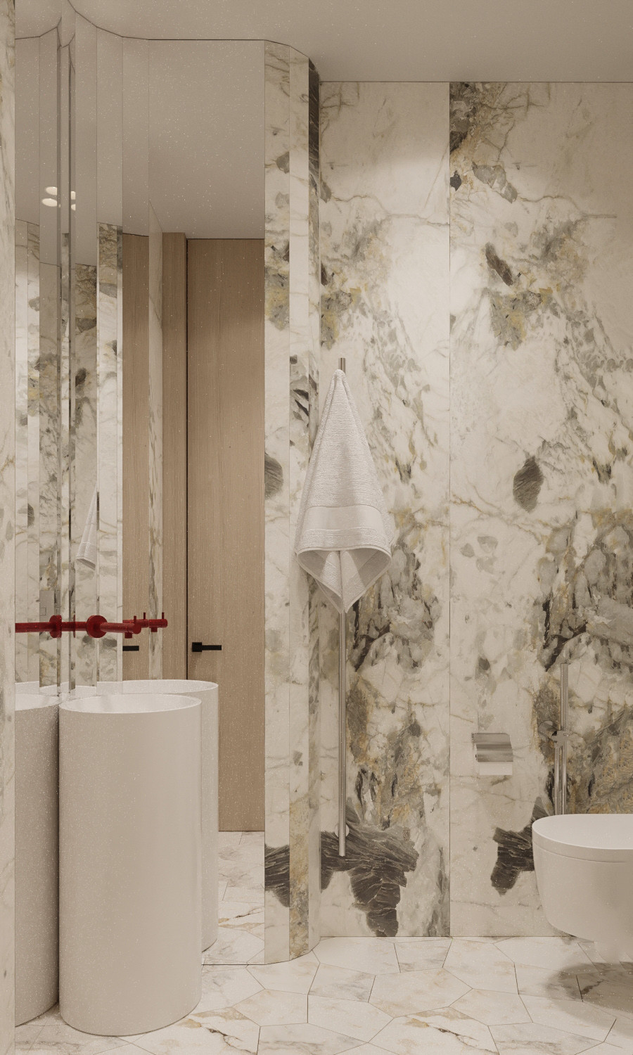 Квартира в стиле фотостудии без единой стены