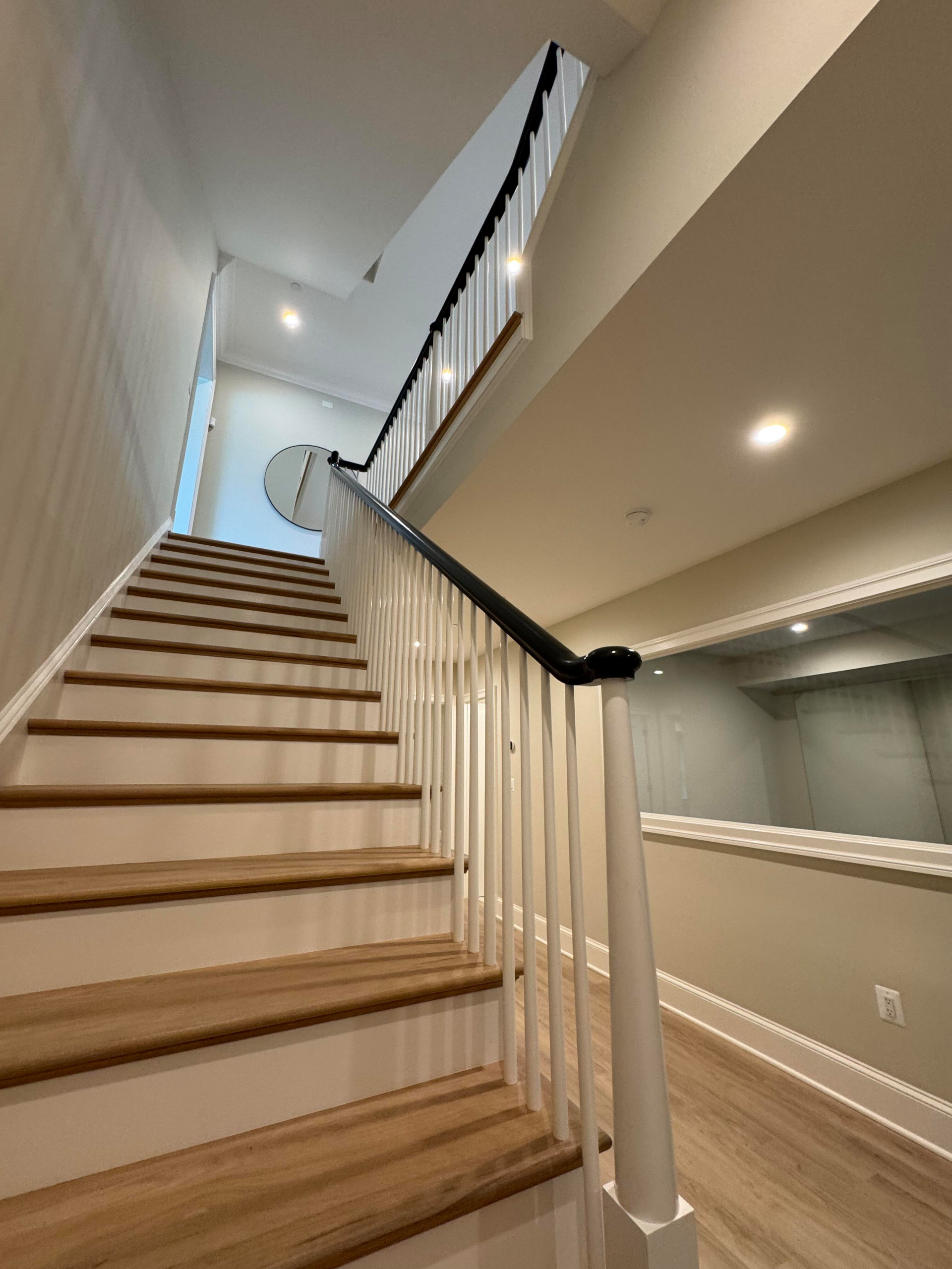 138_Elegant Double Bullnose Entry Stair, Bethesda, MD 20814