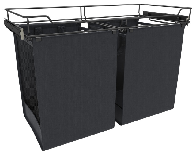 Canvas Pull Out Hamper for Custom Closet Systems, 30"