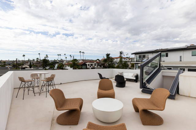 Rooftop Deck with Lounge Seating contemporary-terrace