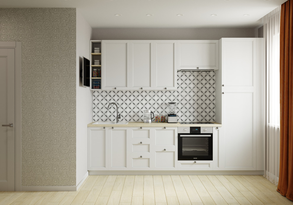 Проект однокомнатной квартиры «Яркий СКАНДИ» для прекрасной молодой особы