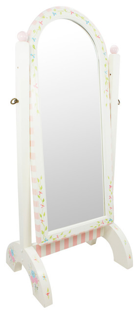 Bouquet Hand-Crafted Kids Floor Standing Mirror - Traditional - Kids Mirrors - by Fantasy Fields ...