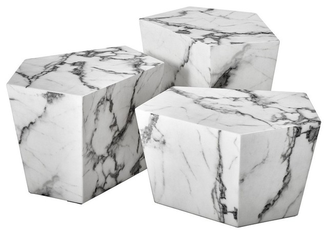White Marble Coffee Table Set Eichholtz Prudential White Marble Coffee Table Set Eichholtz Prudential