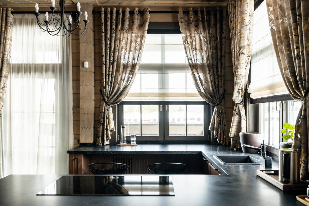 Кухня из массива дуба