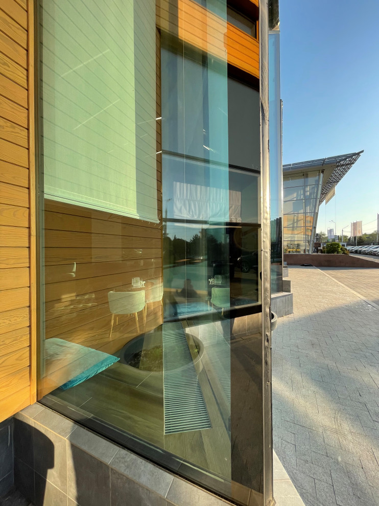 Остекление детского кафе город Кустанай