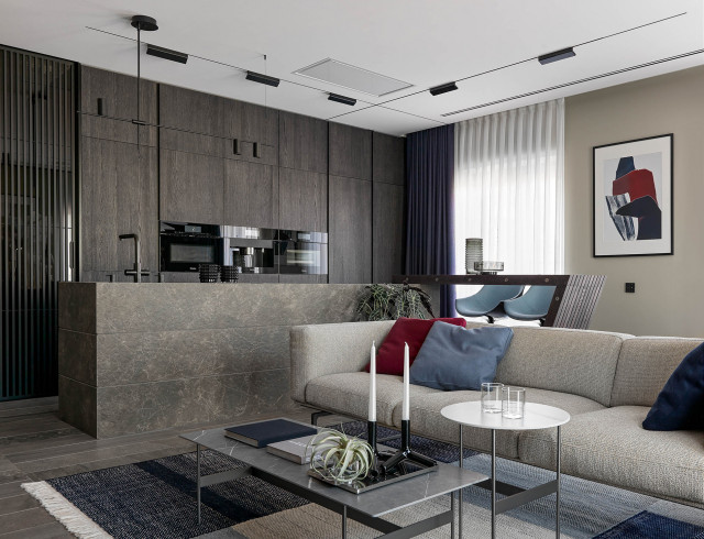 Intelligent interior contemporary-living-room