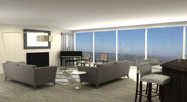 Attar Residence transitional-rendering