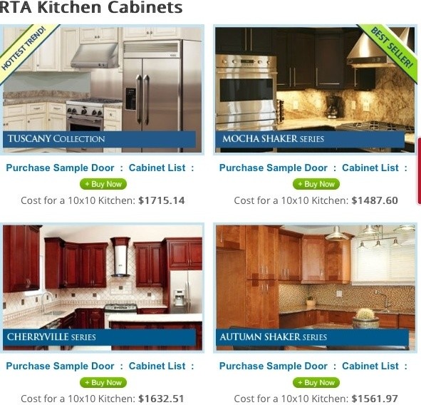 Preferred Rta Kitchen Cabinet