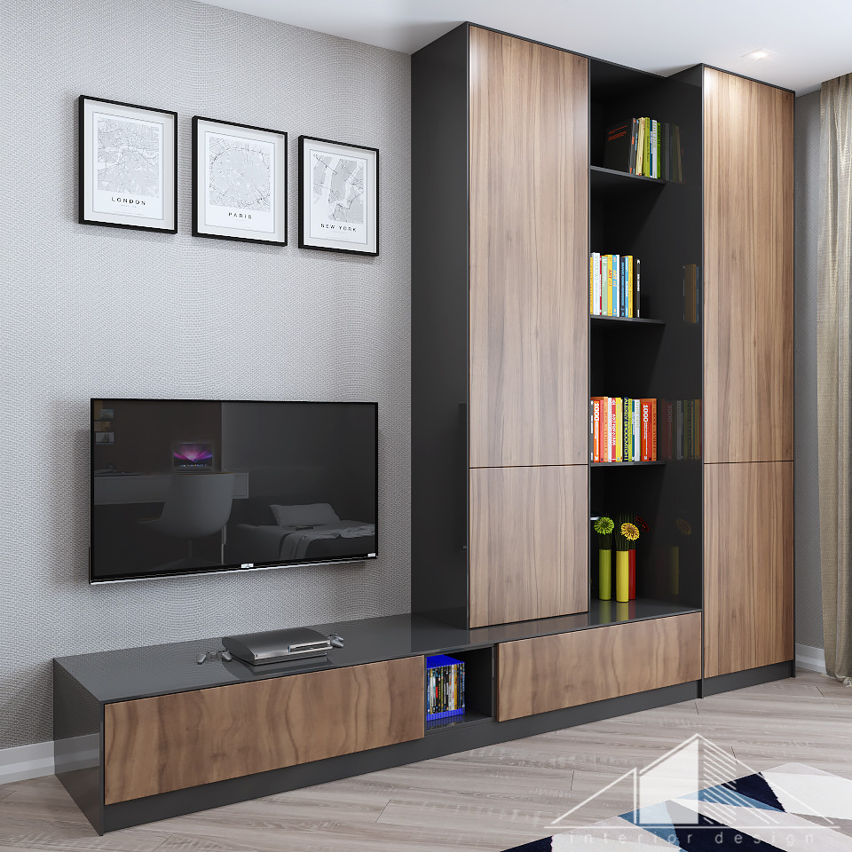 Дизайн интерьера трехкомнатной квартиры в Минске по ул. Ложинская