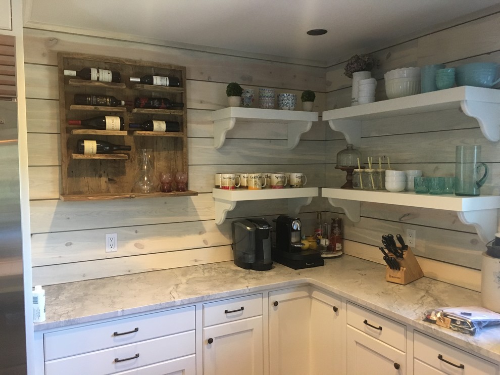 Inspiration for a transitional kitchen remodel in Denver