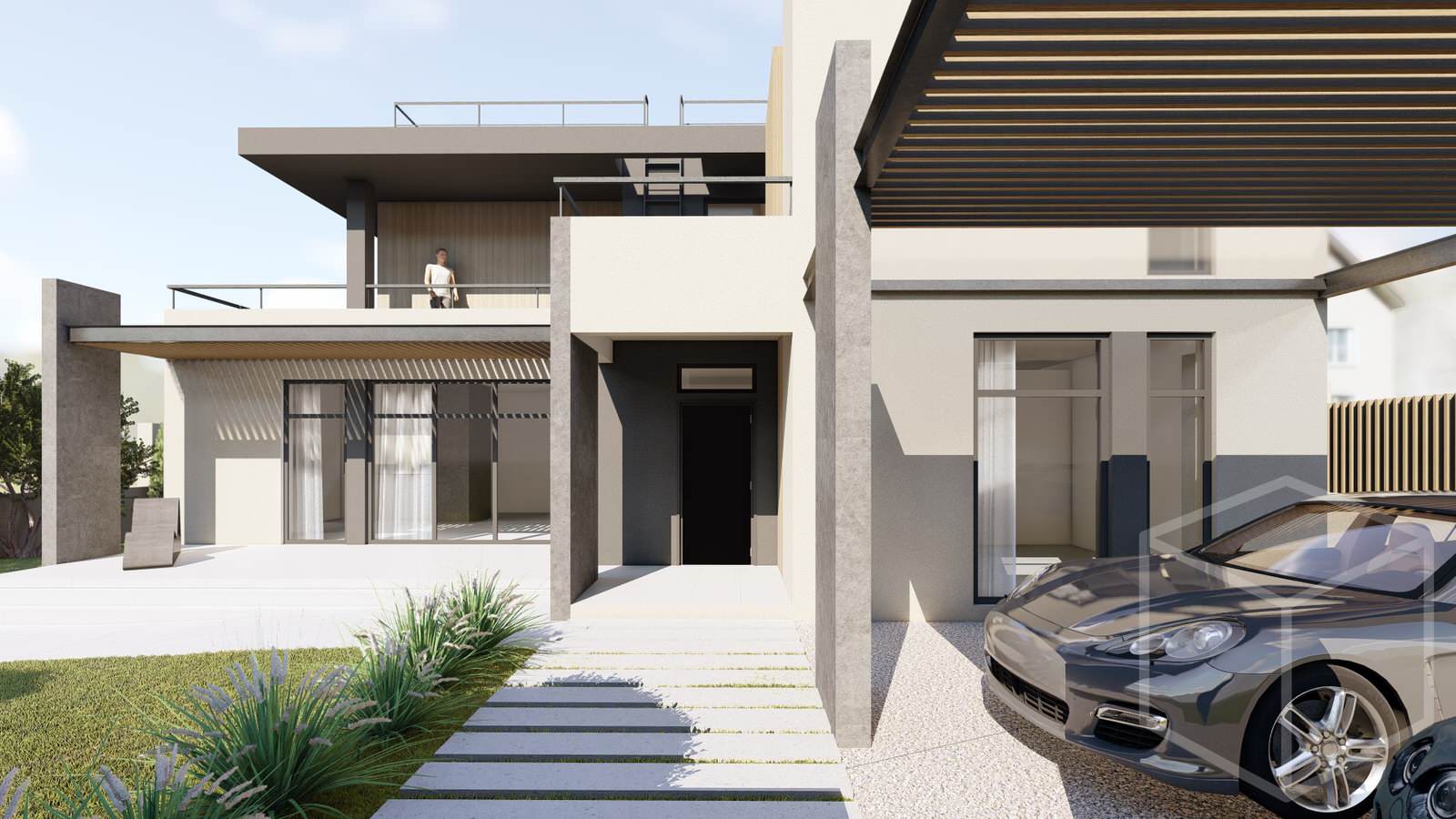 Уютный дом для молодой семьи в современном стиле