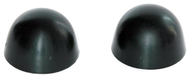 Set of 2 BLACK American Standard Replacement Plastic Toilet Bolt Caps 