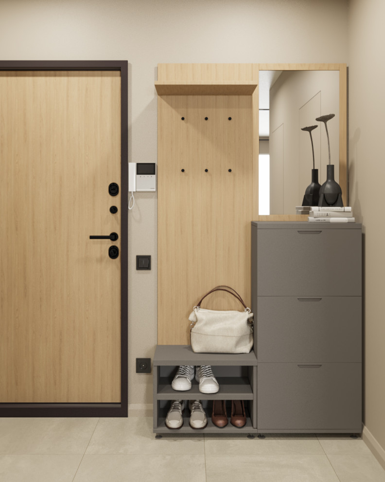 Проект двухкомнатной квартиры в Воронеже  Площадь: 75,2 м2.