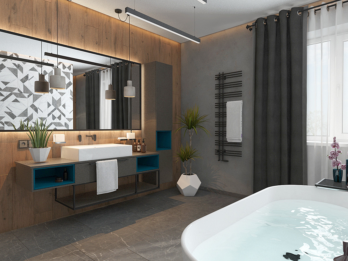 Проект дома общей площадью 198 м2